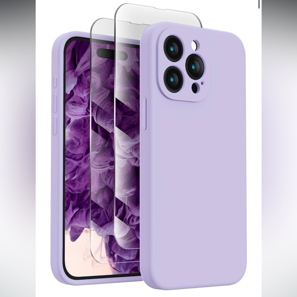 iPhone 15 Pro case - Lavender/Clove Purple